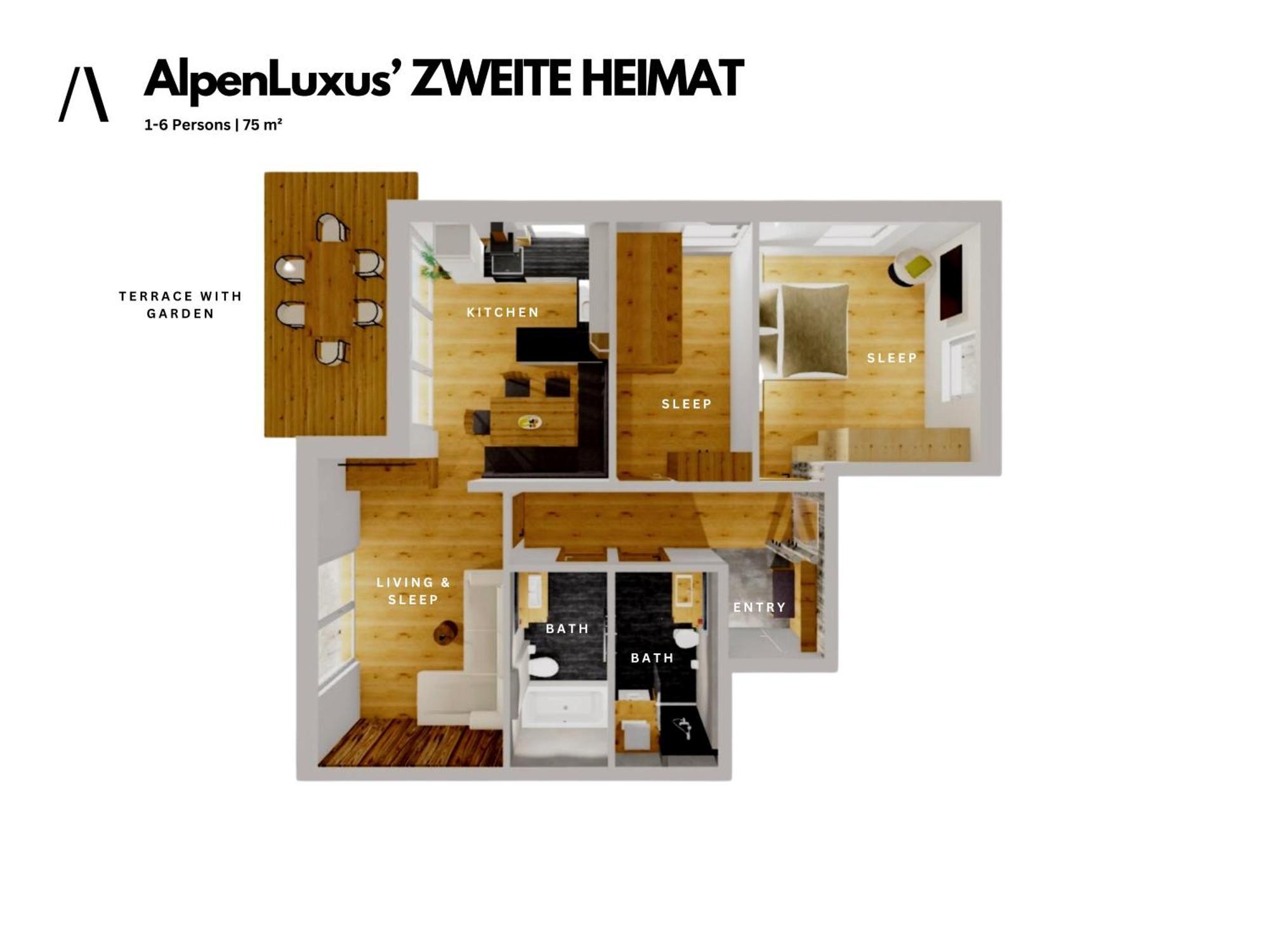 Apartmán Alpenluxus Presents Zweite Heimat - Garden & Underground Parking Space Fügen Exteriér fotografie